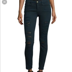 Frame Le color de skinny jean in spruce